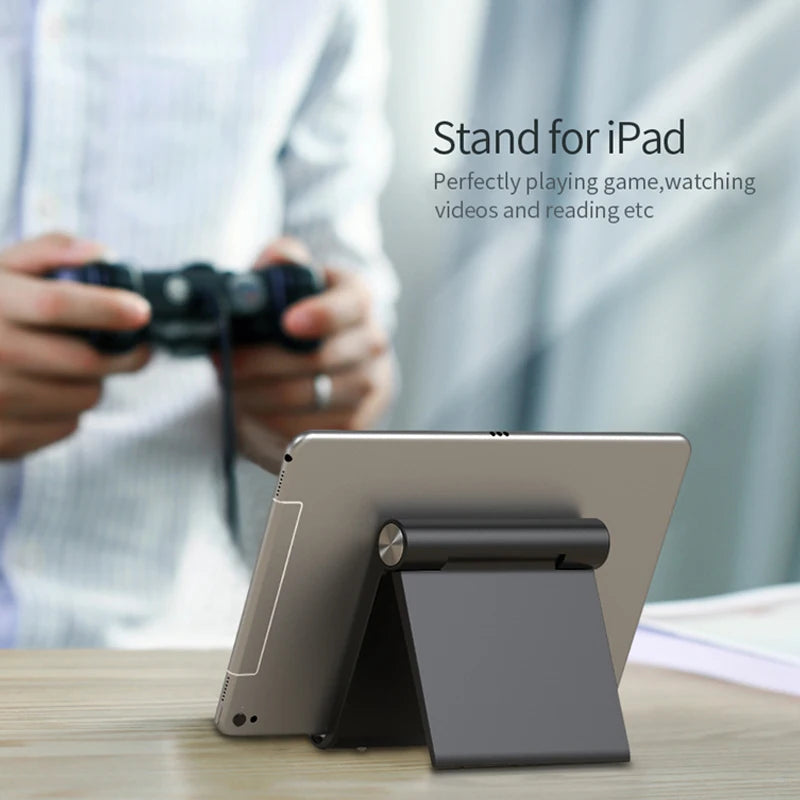 Phone Holder Stand - Portable Desk Mount for iPhone & Tablets