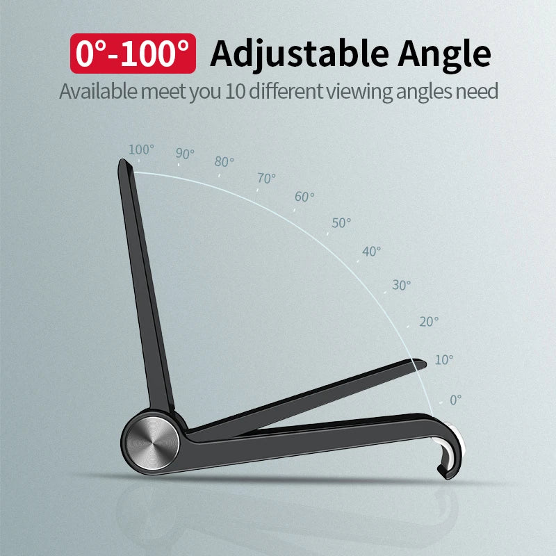 Phone Holder Stand - Portable Desk Mount for iPhone & Tablets