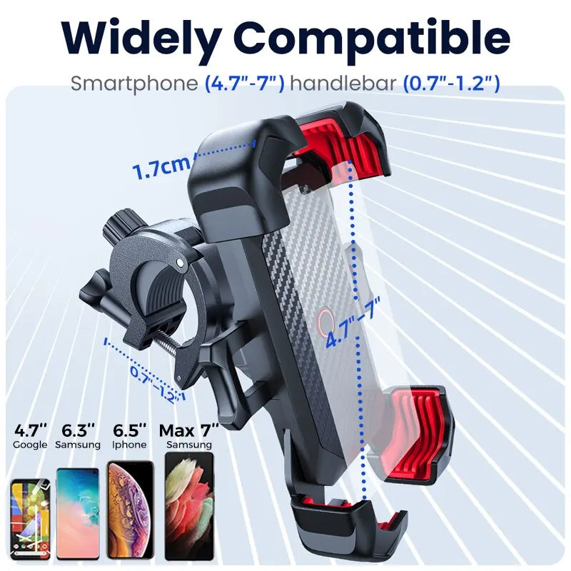 Joyroom 360° Bike Phone Holder - Universal Shockproof Mount