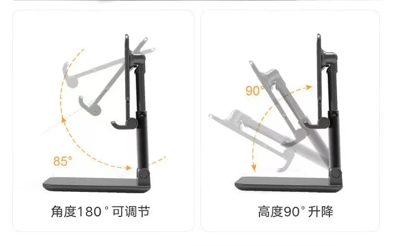 Desktop Mobile Phone Stand Foldable Stand Lazy Live Broadcast Adjustable Lifting and Folding Multi-functional Universal Support