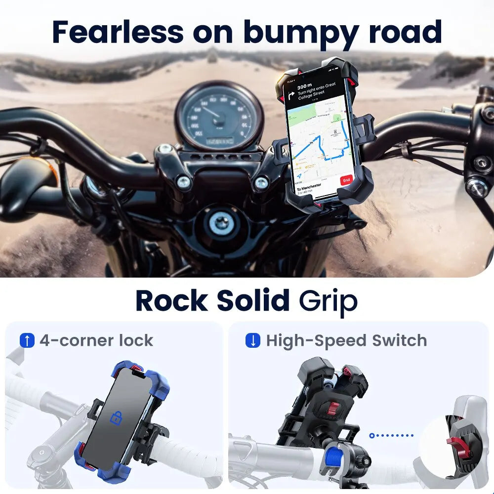 Joyroom 360° Bike Phone Holder - Universal Shockproof Mount
