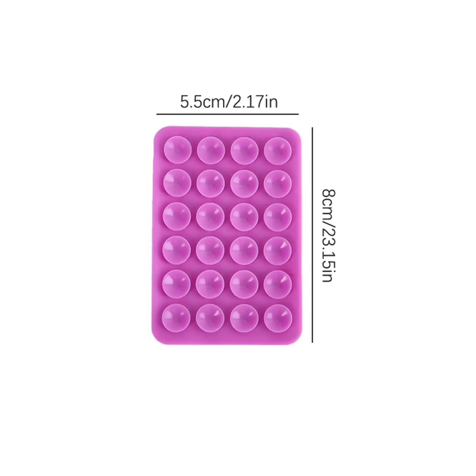 1PC Double Side Silicone Suction Pad For Mobile Phone Fixture Suction Cup Backed Adhesive Silicone Rubber Sucker Pad For Fixing