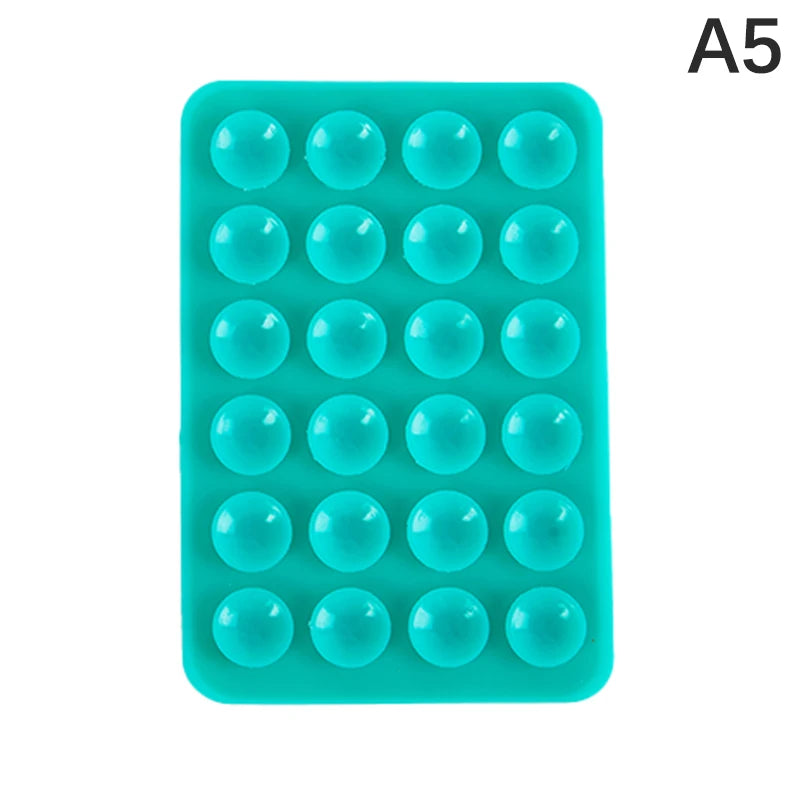 1PC Double Side Silicone Suction Pad For Mobile Phone Fixture Suction Cup Backed Adhesive Silicone Rubber Sucker Pad For Fixing
