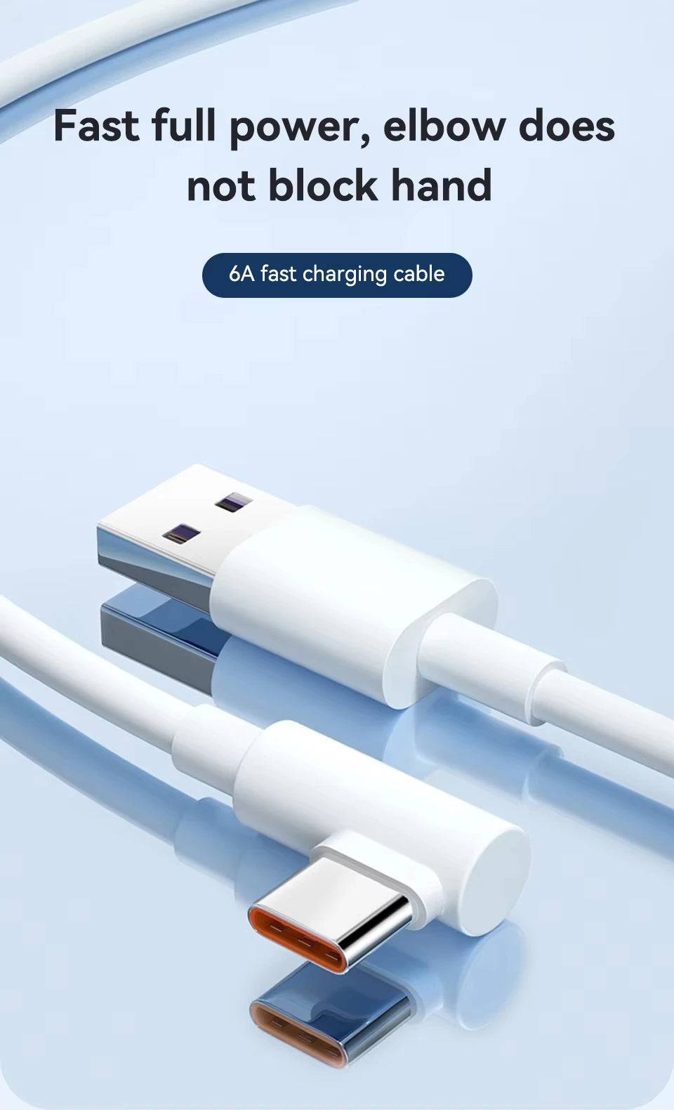 NNBILI 120W USB Type C Cable 90 Degree Elbow Super Fast Charge USB C Cable For Xiaomi 17 15 14 13 12 11 Pro Lite Redmi Note