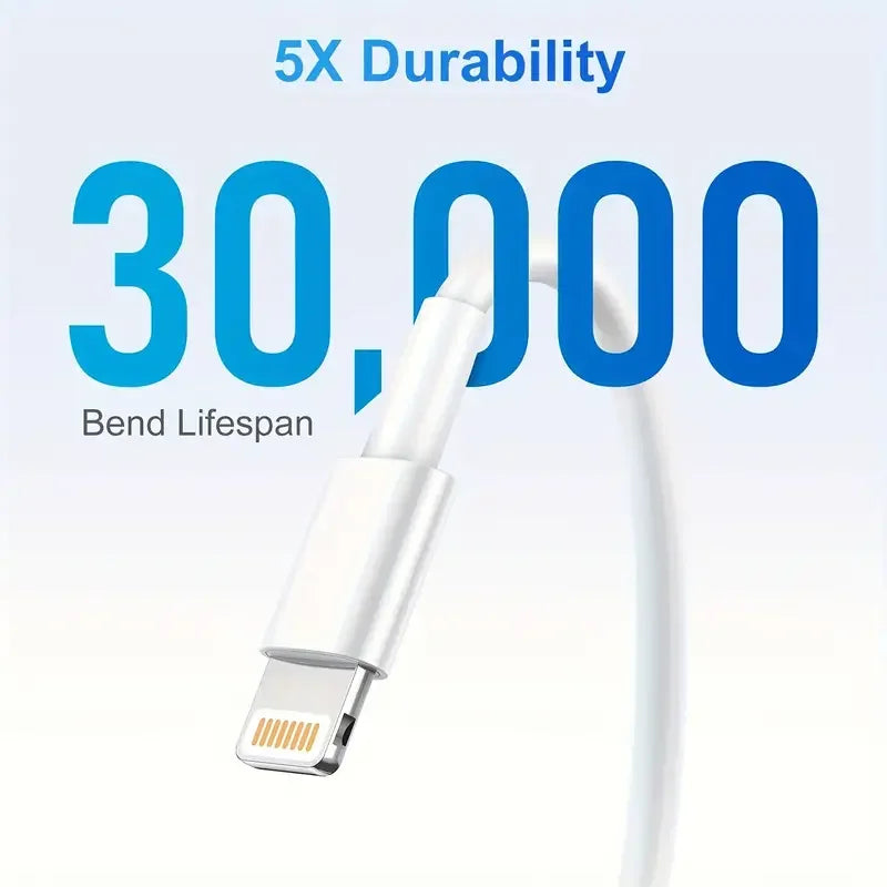 MFi Certified USB-A Lightning Charging Cable for iPhone 13/12/11