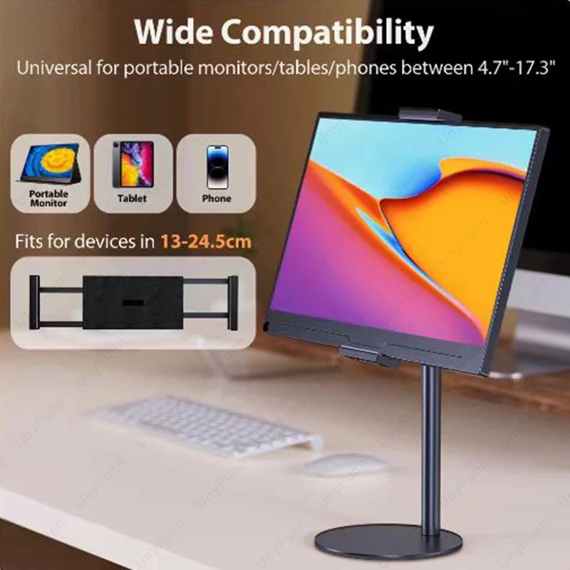 Cdisplay Portable Monitor Stand - Adjustable Height for 4.7-17.3"