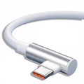NNBILI 120W USB Type C Cable 90 Degree Elbow Super Fast Charge USB C Cable For Xiaomi 17 15 14 13 12 11 Pro Lite Redmi Note