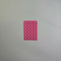 24 Silicone Suction Cups, Black Minimalist Sticker, Anti Slip Phone Case, Portable And Movable Phone Holder, Square Portable