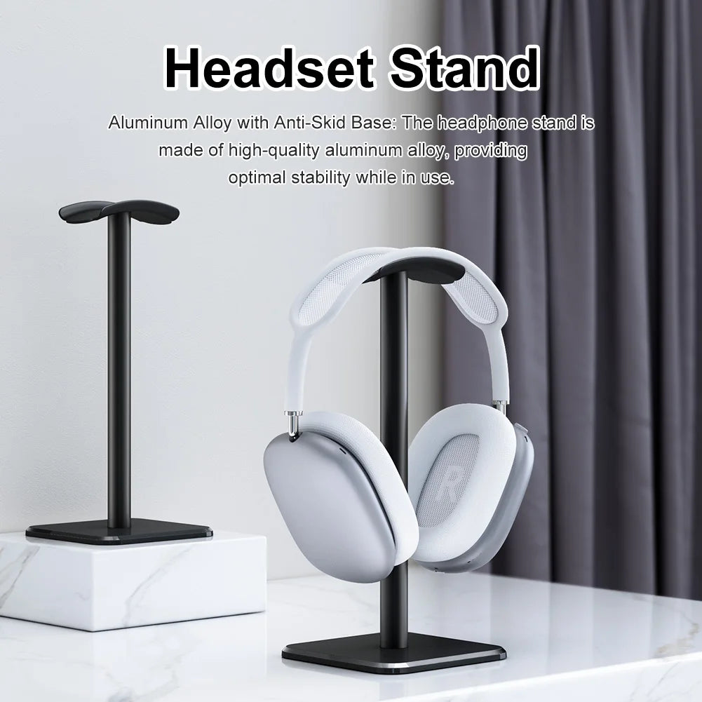 Aluminium Headphone Stand - Desktop Organizer