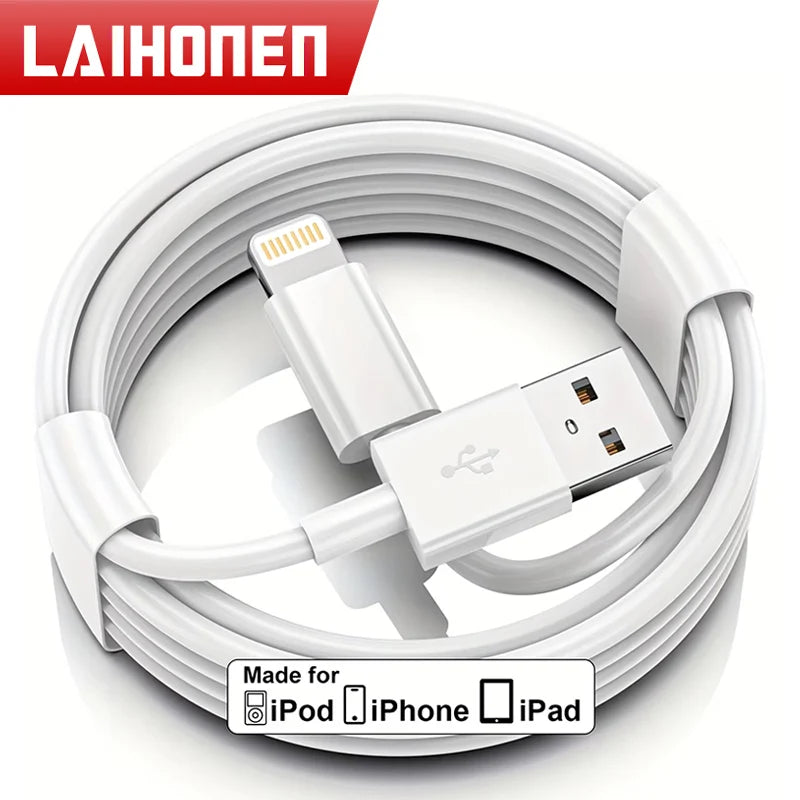 MFi Certified USB-A Lightning Charging Cable for iPhone 13/12/11