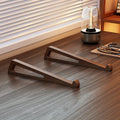 Foldable Wooden Laptop Stand - Ergonomic 12° Angle