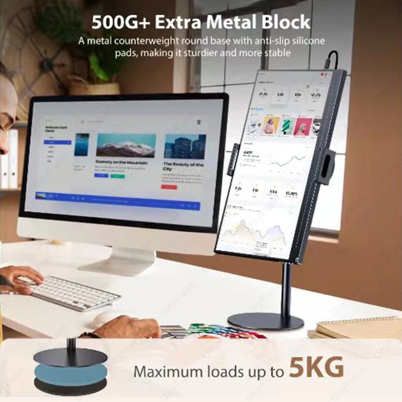 Cdisplay Portable Monitor Stand - Adjustable Height for 4.7-17.3"