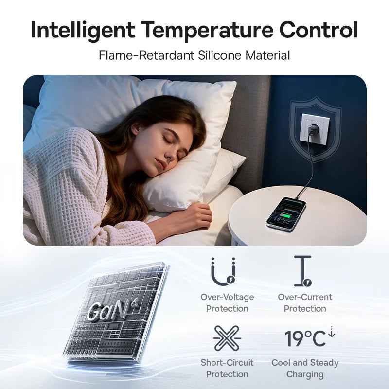 Baseus 20W USB-C Portable Charger - PD Fast Charging for iPhone