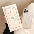 Clear MagSafe Magnetic Case for iPhone 16 15 14 13 12 11